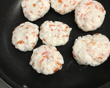 簡単材料2つ☆はんぺんと桜えびの小判焼き作り方2写真