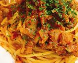 トマトソースと岩のりのパスタ作り方6写真