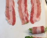 残った餃子の皮で豚肉ロール焼き作り方2写真