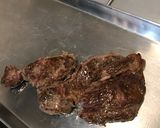 牛ステーキの葱胡麻まみれ ポン酢仕立て作り方7写真