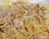 豚こま切れ肉と玉ねぎの甘辛炒め【作り置き作り方4写真