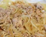 豚こま切れ肉と玉ねぎの甘辛炒め【作り置き作り方4写真