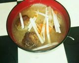 *焼きいわし団子の味噌汁*作り方7写真