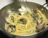 クレソンの和風ボンゴレ･柚子胡椒風味作り方13写真