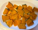 簡単！豚こまとかぼちゃの甘辛炒め作り方1写真