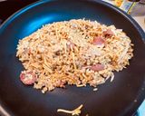 1食100円程度！もち麦ご飯でそばめし作り方8写真