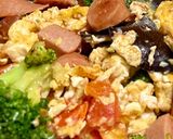イタリアン⁈なキクラゲトマト玉子炒め作り方4写真