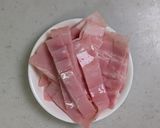新玉ねぎとカリカリベーコンのマリネ作り方1写真
