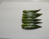 オクラとシラスの和え物作り方1写真