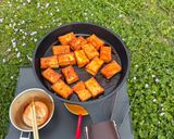 厚揚げの韓国風ねぎマヨ焼き作り方6写真
