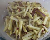 柔らか♡鶏むねとさつまいもの味噌マヨ炒め作り方2写真