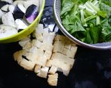 簡単！厚揚げと茄子の卵とじ作り方1写真