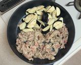 ＊豚こまと茄子の胡麻担々炒め＊作り方2写真