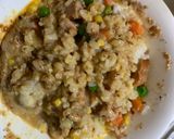 レンジクリーミーピリ辛シーフード炒飯弁当作り方10写真