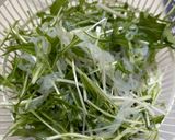 水菜としらたきのサラダ作り方3写真