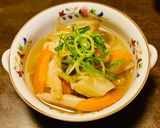 スチーム牡蠣の煮汁、野菜スープ！作り方2写真