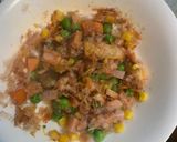 レンジシーフードレモン風味オムライス弁当作り方4写真