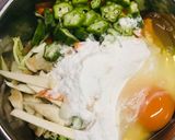 米粉のお好み焼き／野菜だけの野菜玉作り方1写真