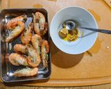 塩卵がけエビ作り方3写真
