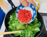 チンゲン菜と桜えびの中華炒め作り方3写真