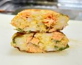 ふわふわサーモンはんぺんハンバーグ作り方6写真