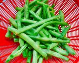 三度豆と油揚げとごぼう天の煮物作り方3写真