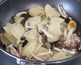 10分！きのことじゃがいものオイマヨ炒め作り方3写真
