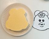 可愛いキャラクターケーキ 🐾んぽちゃむ作り方3写真