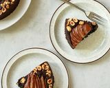 洋梨とヘーゼルナッツのチョコレートケーキ作り方9写真