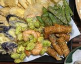 塩で食べたい😊旬のそら豆と海老の天ぷら作り方4写真