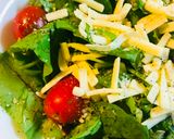 ベビーリーフのシュレッドチーズサラダ作り方1写真