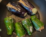 おかんレシピ𓀤𓀣茄子とピーマンの肉詰め作り方7写真