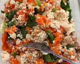 レンジで簡単！豆腐とにんじんの栄養サラダ作り方6写真