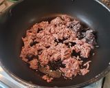 キャベツと挽肉の甘辛炒め作り方3写真