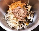ツナと舞茸の炊き込みご飯作り方3写真
