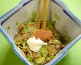簡単小鉢！納豆めんたいマヨ作り方1写真