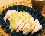 簡単！ジューシー鶏肉 ネギ塩ダレ添え作り方5写真