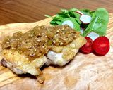 さっぱり！鶏肉のごまねぎポン酢ソース作り方5写真