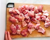 鶏肉のトマト赤ワイン煮カチャトーラ(動画作り方1写真