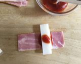 切り餅のベーコン巻き作り方6写真
