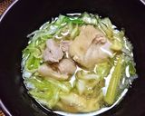 楽ちんな切り方鶏ねぎ汁作り方7写真
