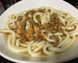 簡単！納豆とちくわのぶっかけうどん作り方4写真