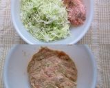 カットキャベツ活用で簡単テリヤキ肉団子作り方2写真