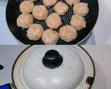 カットキャベツ活用で簡単テリヤキ肉団子作り方3写真