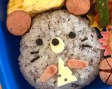 ねずみくんおにぎり☆キャラ弁作り方6写真