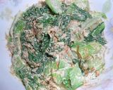 青梗菜のマヨ胡麻和え作り方3写真