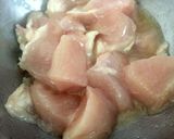鶏胸肉と白菜のごま油炒め作り方1写真