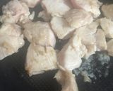 鶏胸肉と白菜のごま油炒め作り方3写真