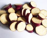 さつまいもと白菜の挽肉あんかけ♪作り方1写真