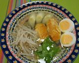 ヘルシー・節約！鶏むね肉・もやしのスープ作り方7写真